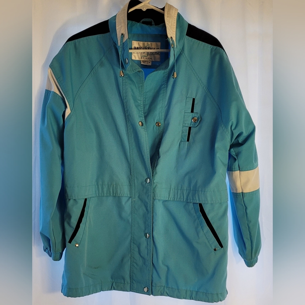 Inovation by Izzi WOMEN'S LIGHT WEIGHT JACKET BLUE SIZE: M